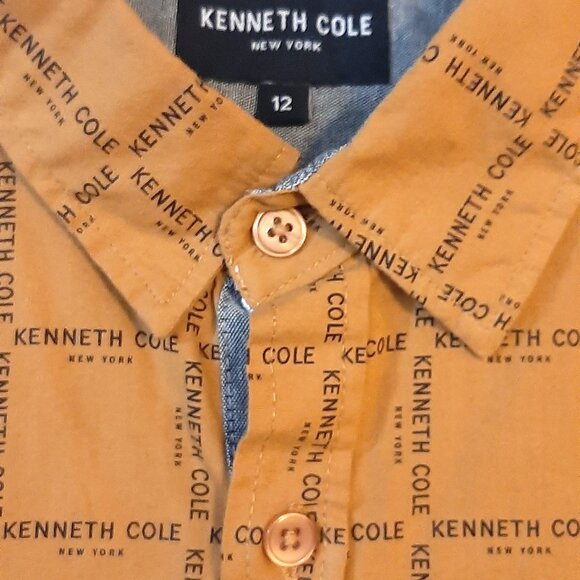 Boy's Kenneth Cole Button Down Shirt Size 12 - Picture 4 of 7
